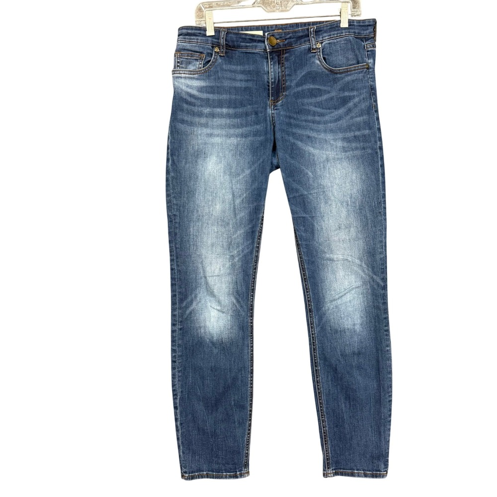 Kut from the Kloth Slouchy Boyfriend Womens 10 Blue Denim Jeans SP015MA2 Relaxed